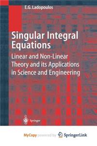 Singular Integral Equations