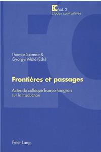 Frontières Et Passages