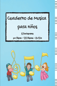 Cuaderno de Musica para niños