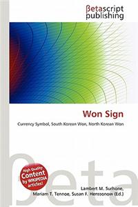 Won Sign