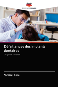 Défaillances des implants dentaires