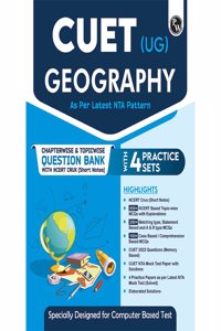 PW CUET (UG) Geography Chapterwise & Topicwise Question Bank (2023-2024) with Complete NCERT Crux, CUET PYQs (2022-2023) Past Year Questions and Mock Test
