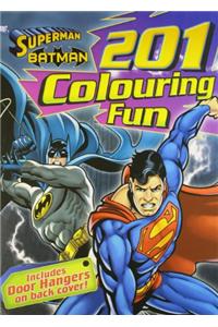 201 Colouring Fun Superman Batman