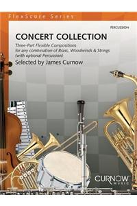 Concert Collection, Precussion: Three-Part Flexible Compositions for Any Combination of Brass, Woodwinds & Strings (with Optional Percussion)