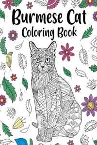 Burmese Cat Coloring Book