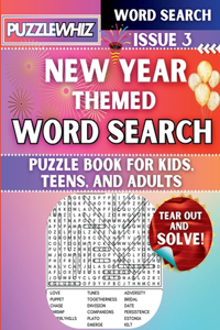 New Year Celebrations - Themed Word Search - Fun & Educational Puzzles for Kids, Teens, and Adults (Large Print Edition)