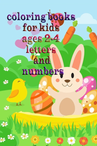 coloring books for kids ages 2-4 letters and numbers