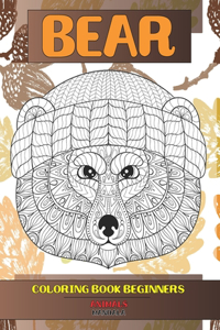 Mandala Coloring Book Beginners - Animals - Bears