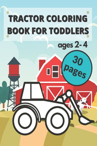 Tractor Coloring Book for Toddlers