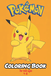pokemon coloring book for kids ages 4-8