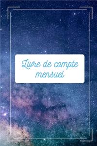 Livre De Compte Mensuel
