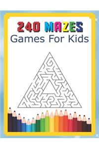 240 Mazes Games For Kids