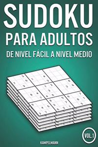 Sudoku para adultos de nivel fácil a nivel medio
