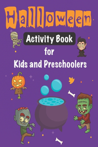 Halloween Activity Book for Kids and Preschoolers
