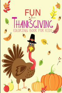 fun thanksgiving coloring book for kids