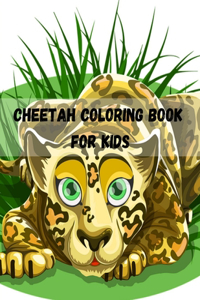 Cheetah Coloring book for kids