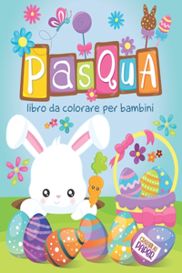 Pasqua libro da colorare per bambini
