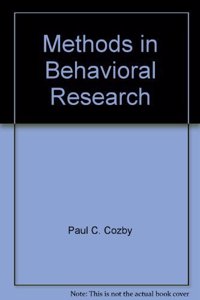 Methods In Behavioral Research