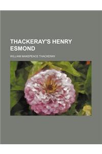 Thackeray's Henry Esmond