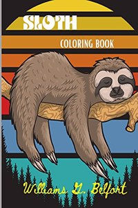 Sloth Coloring Book