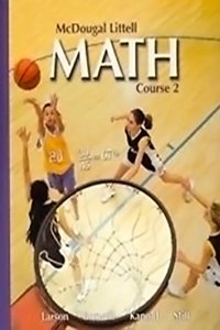 McDougal Littell Middle School Math Washington: Standards and Test Prep Book Course 2