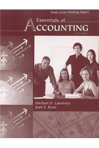 Essentials of Accounting Study Guide/Working Papers