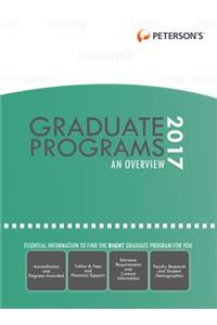 Graduate & Professional Programs: An Overview 2017