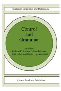 Control and Grammar