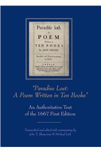 “Paradise Lost: A Poem Written in Ten Books”