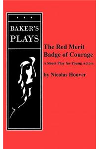 Red Merit Badge of Courage