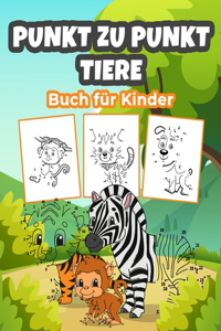 Punkt zu Punkt Tiere Buch für Kinder