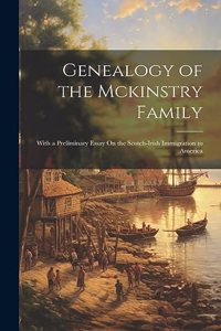 Genealogy of the Mckinstry Family