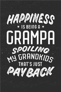 Happiness Is Being A Grampa Spoiling My Grandkids That's Just Payback