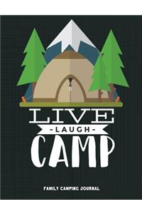 Live Laugh Camp Family Camping Journal