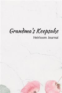 Grandma's Keepsake Heirloom Journal