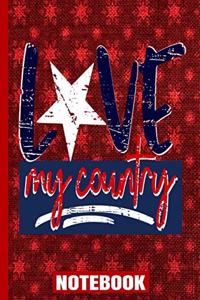 Love My Country Notebook