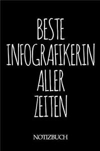 Beste Infografikerin Aller Zeiten Notizbuch