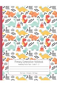 Primary Composition Notebook Handwriting Practice Paper