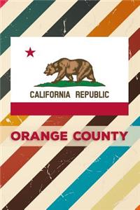 California Republic Orange County: 6x9 Inch 100 Pages Lined Journal / Notebook