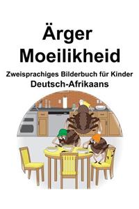 Deutsch-Afrikaans Ärger/Moeilikheid Zweisprachiges Bilderbuch für Kinder