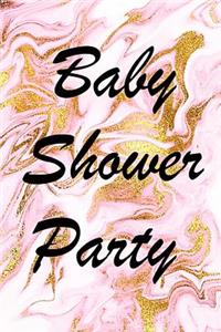 Baby Shower Party: Baby Shower Party Guest Notebook