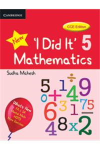 I Did It Mathematics Students Book, Level 5, CCE Edition