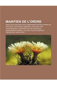 Maintien de L'Ordre