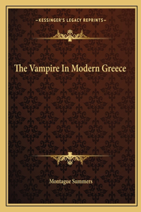 The Vampire In Modern Greece