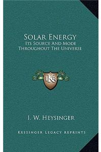 Solar Energy