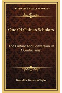One of China's Scholars