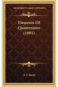 Elements of Quaternions (1891)