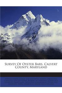 Survey of Oyster Bars, Calvert County, Maryland