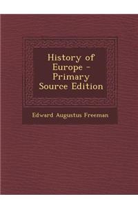 History of Europe