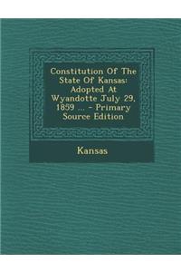 Constitution of the State of Kansas